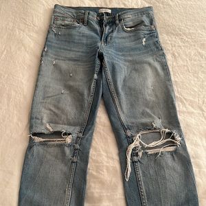 Zara ripped jeans